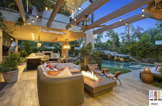 outdoor living space created by backyard remodeling Huntington Beach CA
